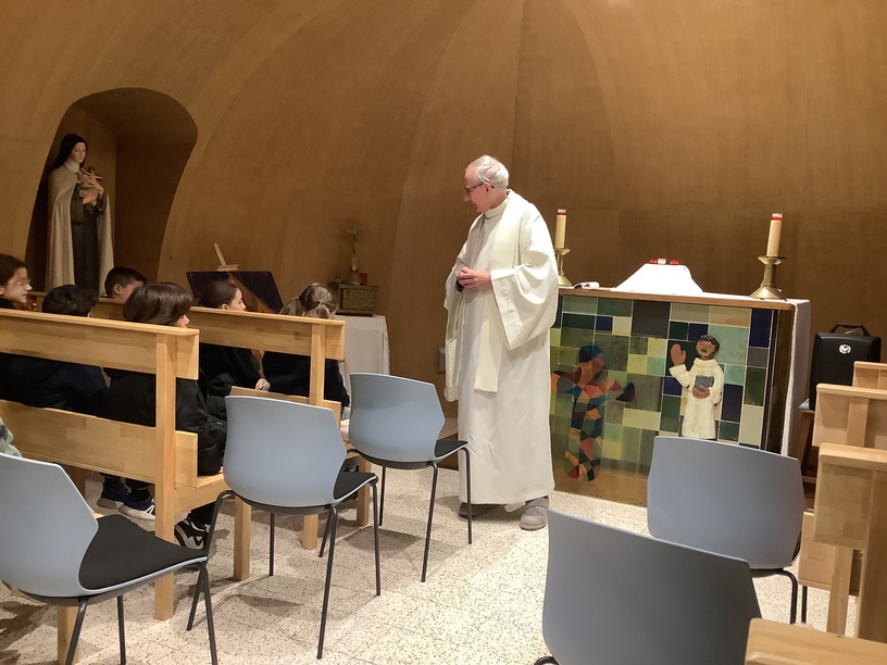 Temps de prière à la chapelle